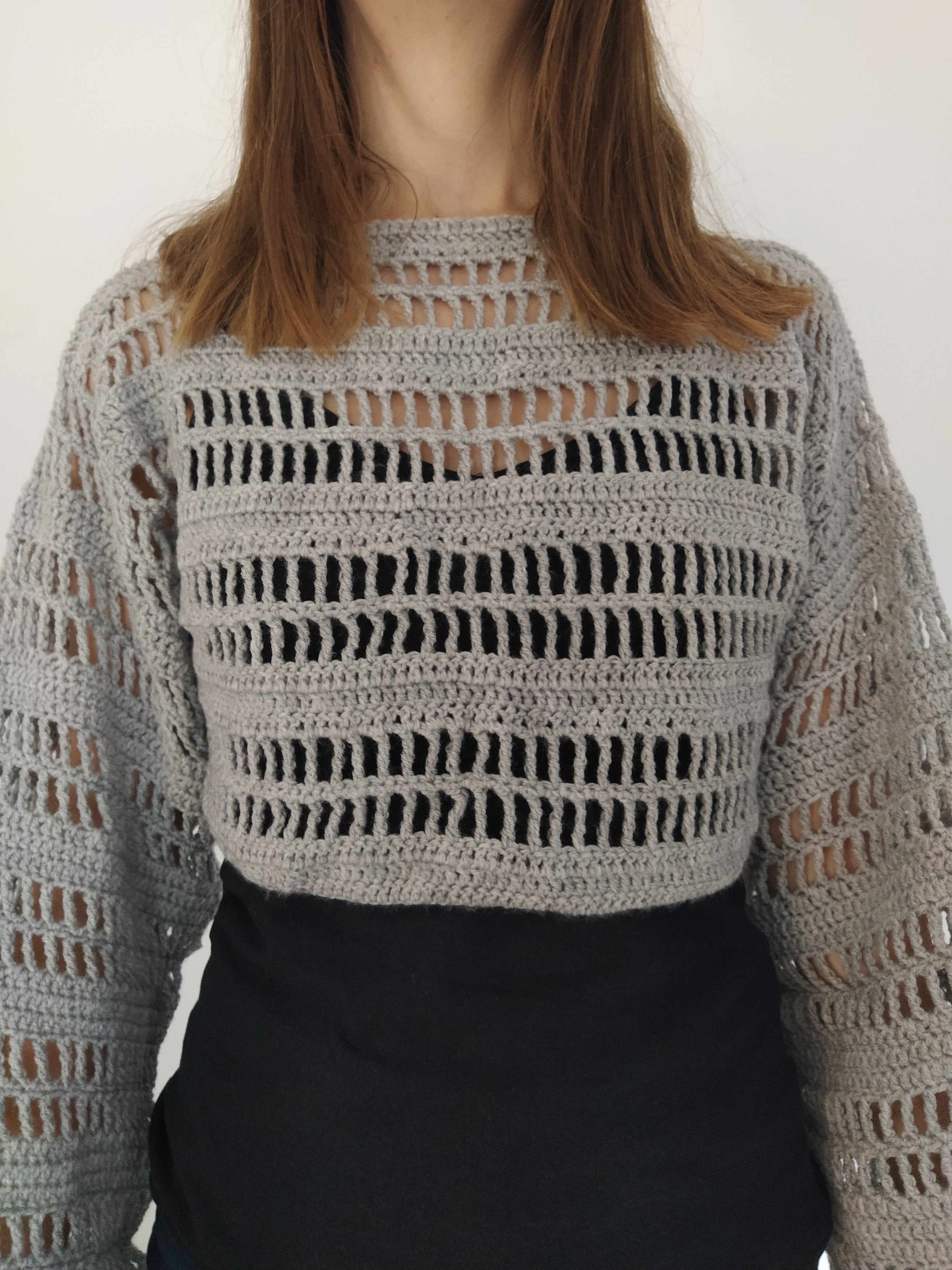 Pull Croptop Ajouré