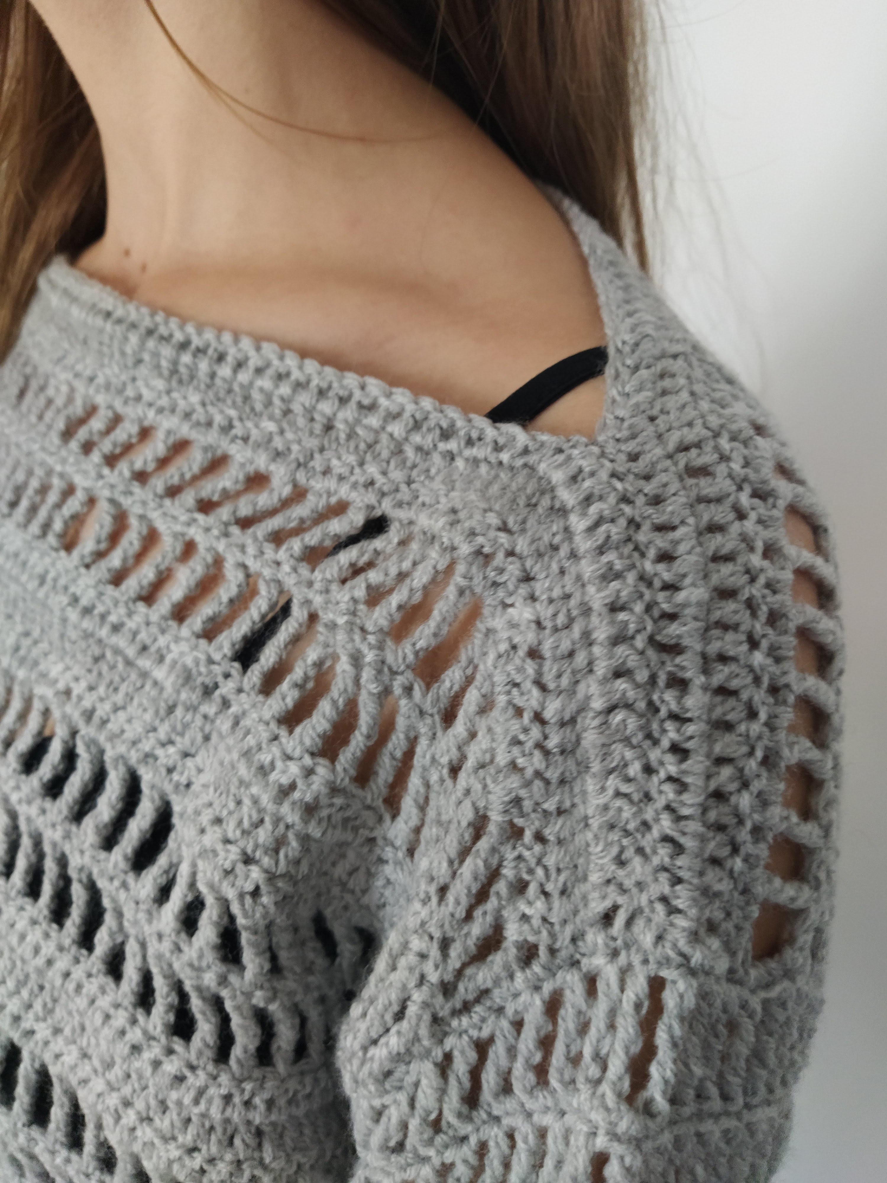 Pull Croptop Ajouré