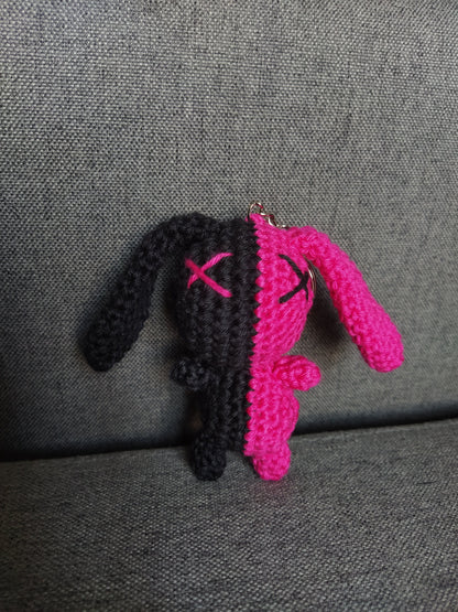 Porte-clé animal bicolore
