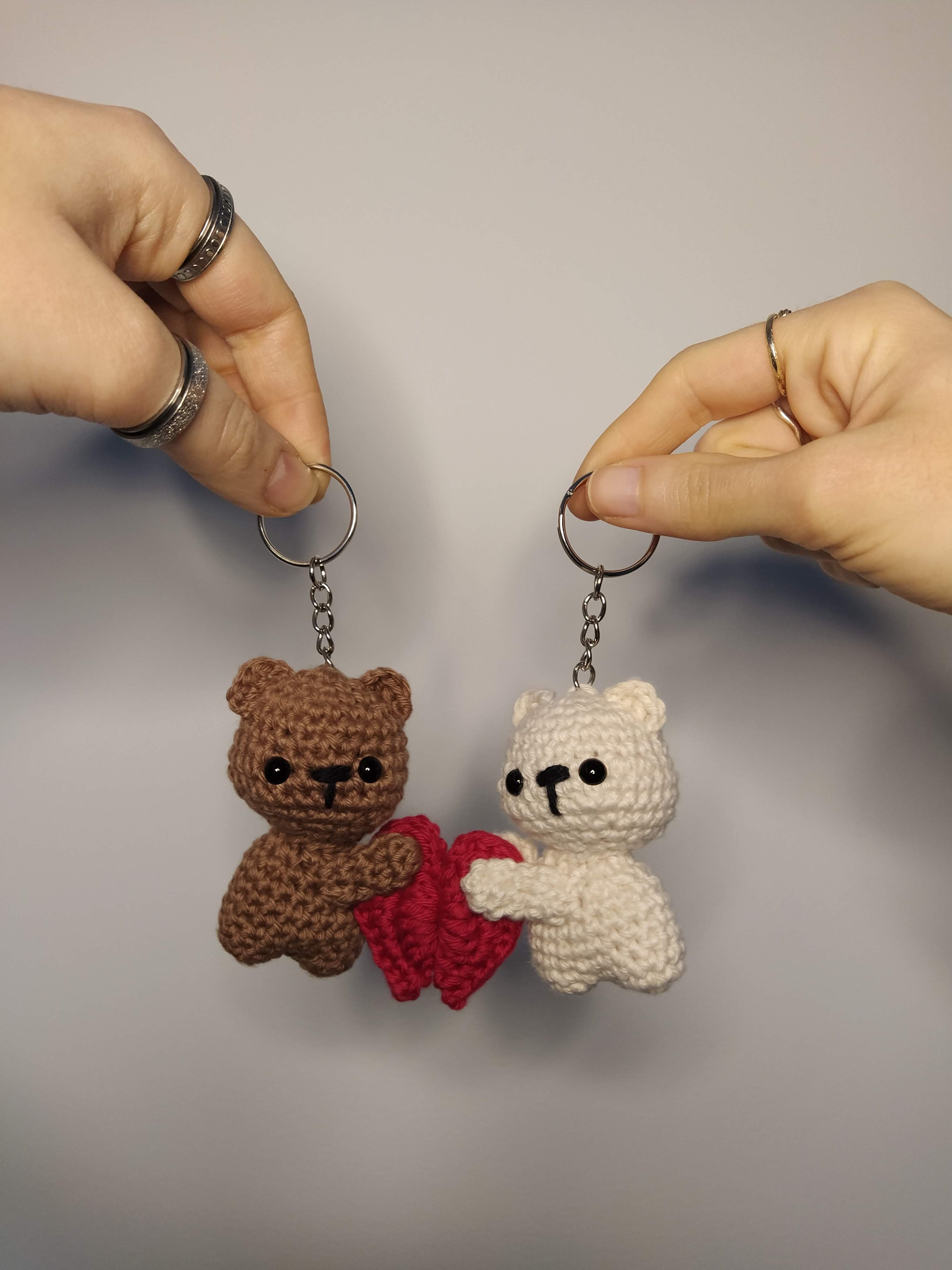 Lot porte-clé Ours Amoureux