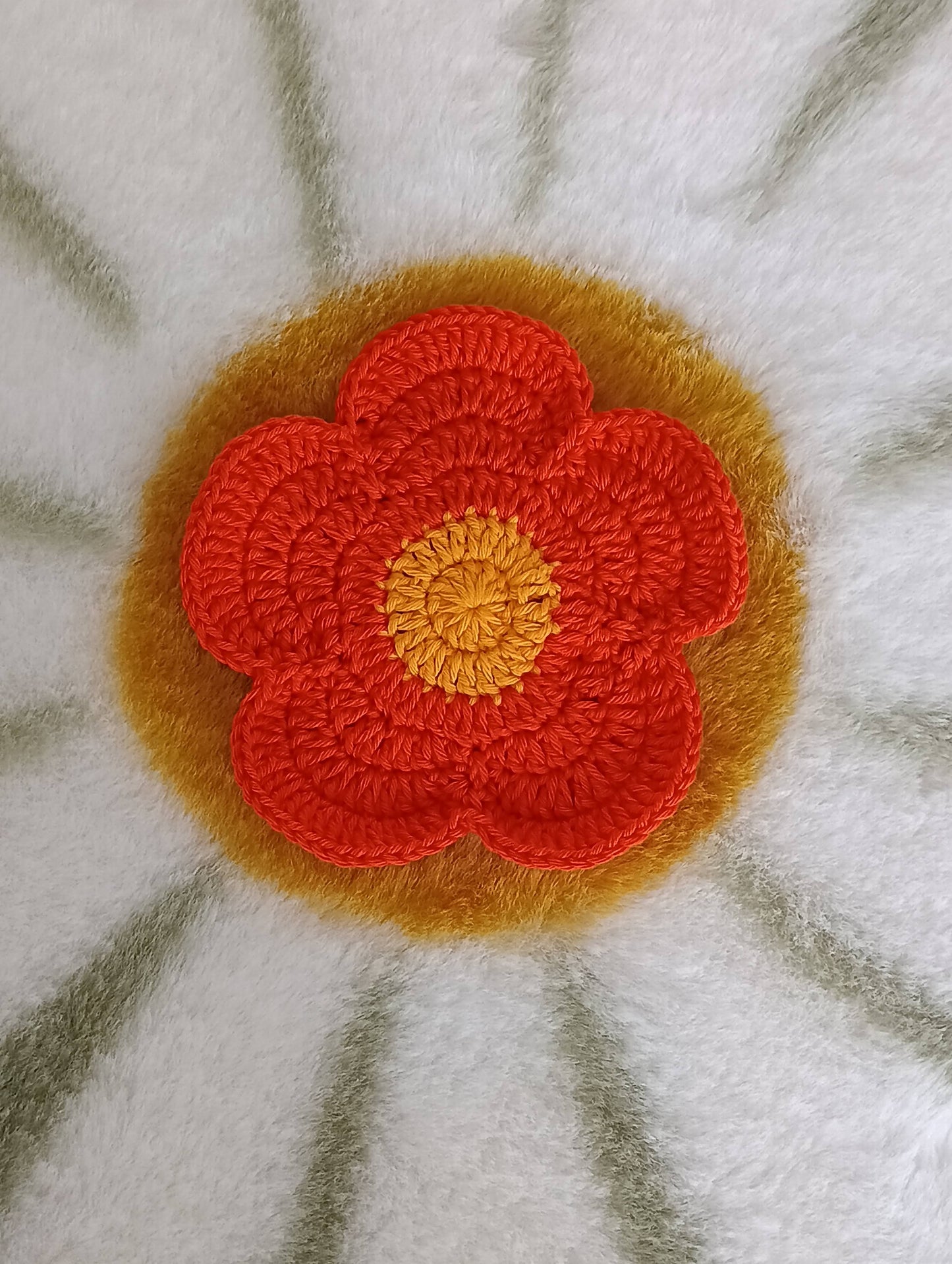 Dessous de verre fleur