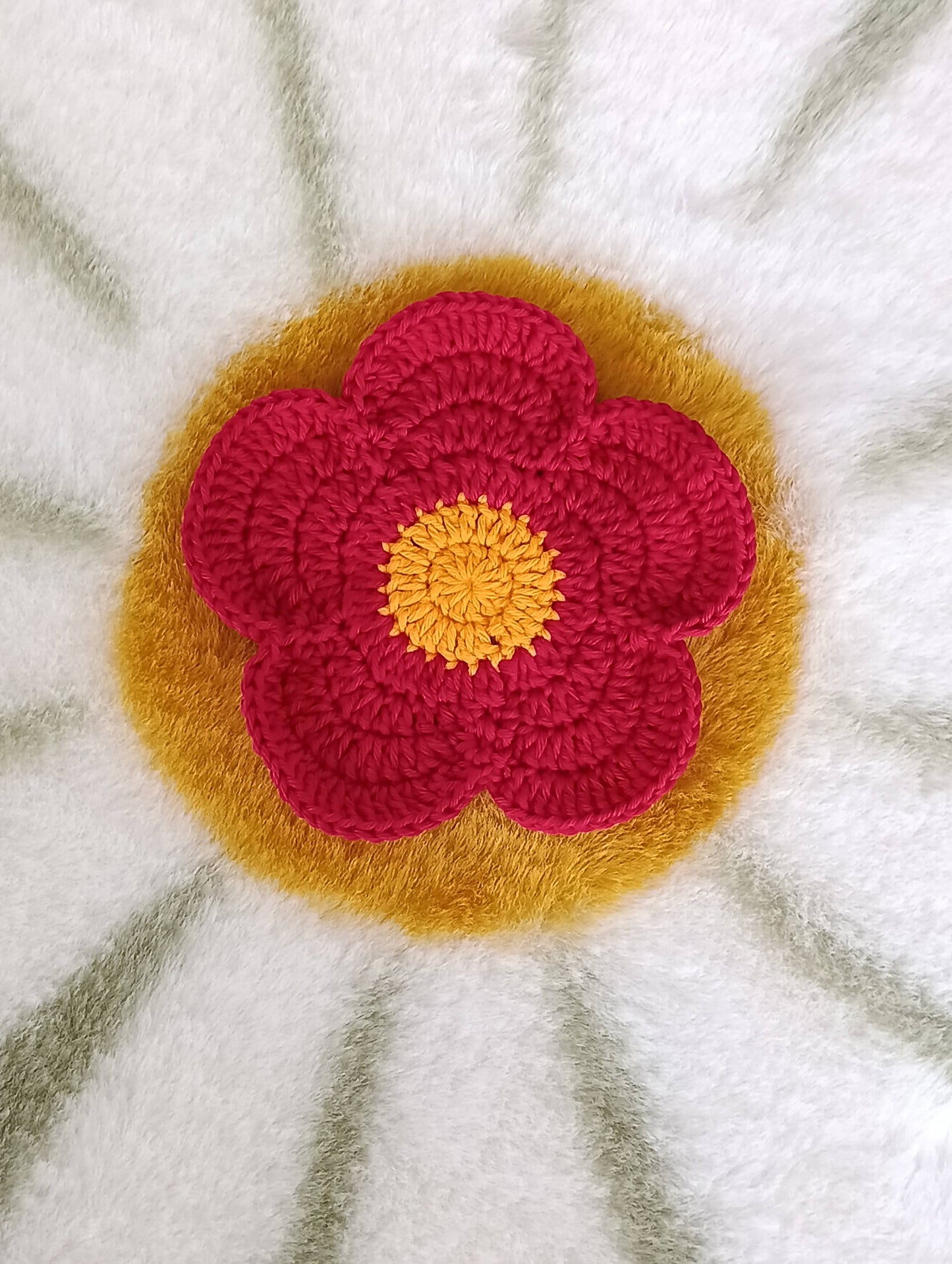 Dessous de verre fleur