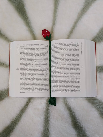 Marque-pages fraise