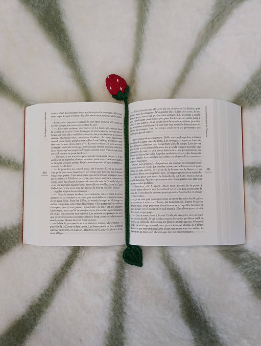 Marque-pages fraise