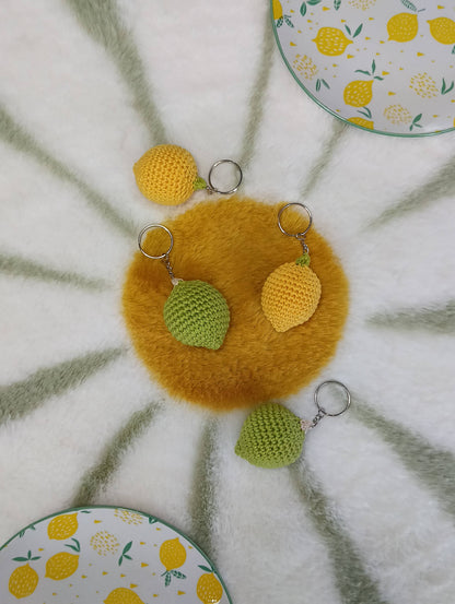 Porte-clés citron