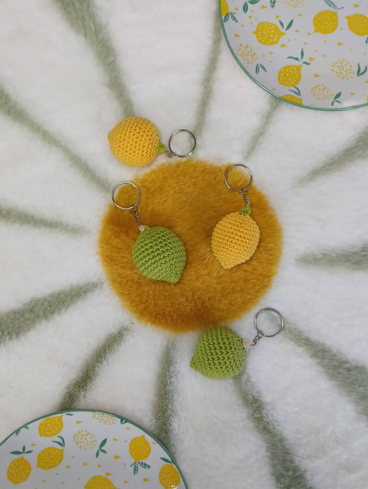Porte-clés citron